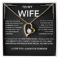 To My Love Necklace-Gift for Wife, Girlfriend, Fiance, Soulmate