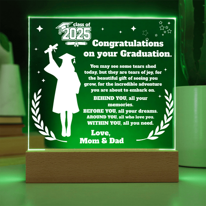 Acrylic Square Plaque