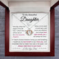 To My Daughter Necklace/You're one of my most Beautiful Chapters...