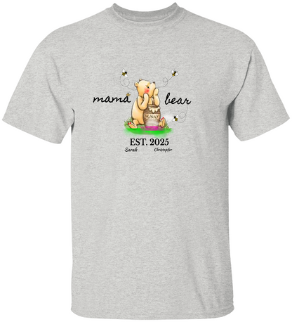 Mama, Nana, Mimi Bear Personalized T- Shirt*