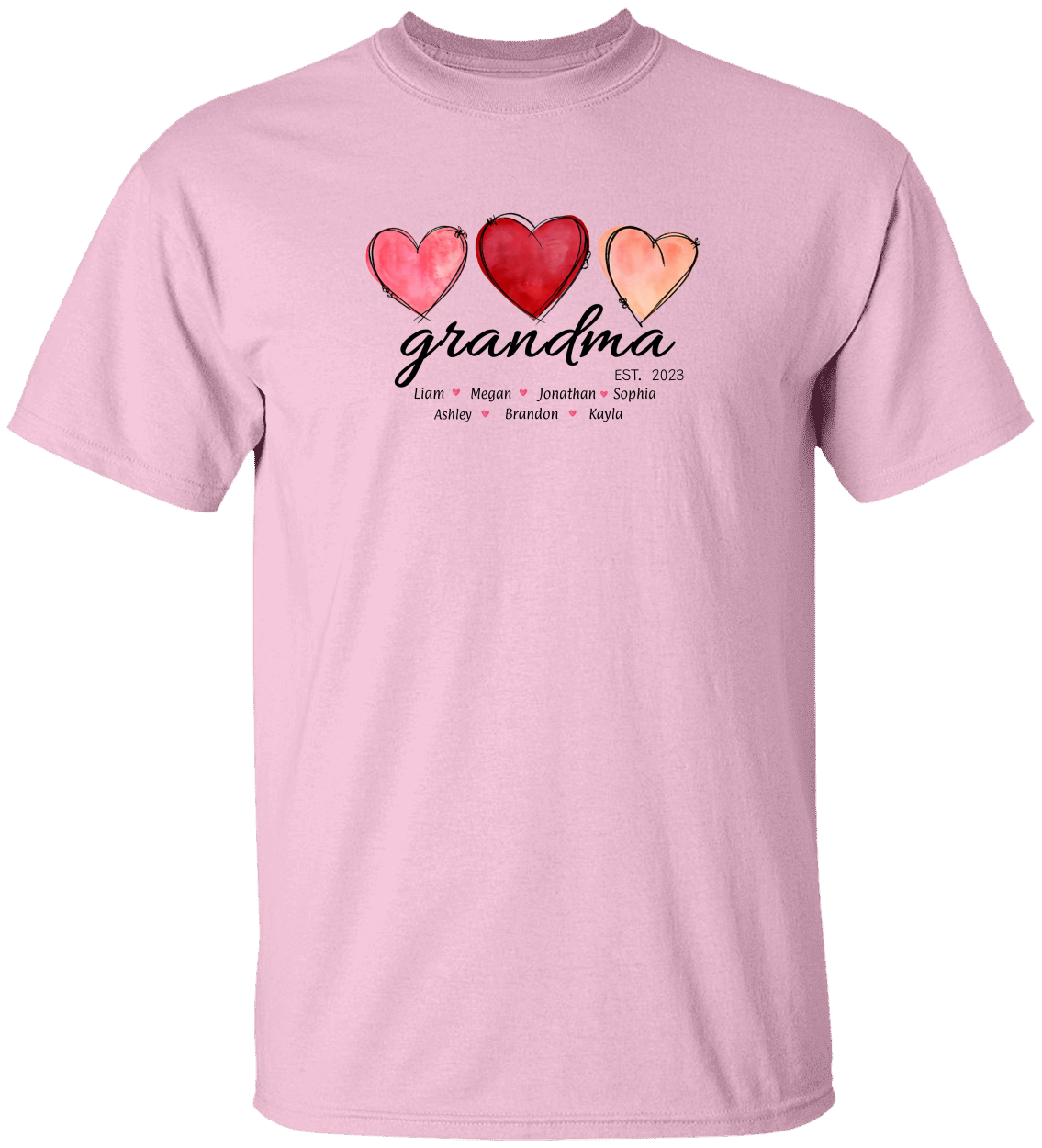 Personalized Grandma*Valentine Cotton T-Shirt