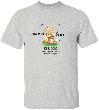 Mama, Nana, Mimi Bear Personalized T- Shirt*